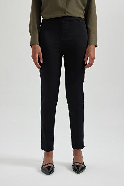 DeFacto Valentina Cigarette Düz Paça Saten Pantolon J8743az23sm