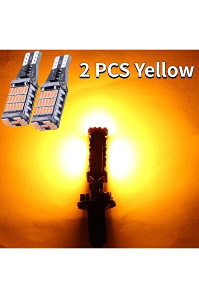 Erlight T15 W16w Canbus 45 Led Turuncu Sinyal  Ampülü