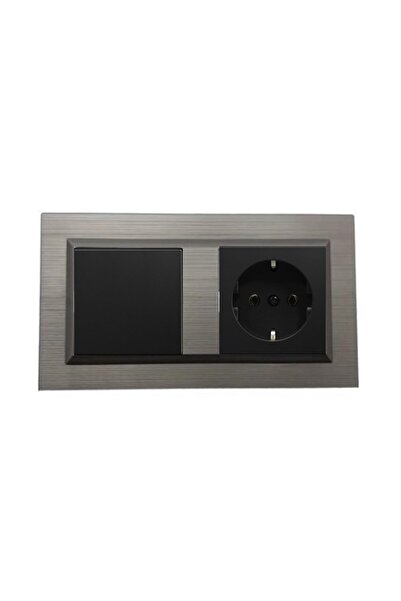 OVİVO مجموعة Ovivo Quantum Copper مكونة من 2 مفاتيح ومقبس مؤرض