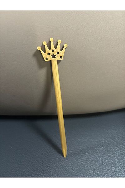 X Metal Quality Plastic 3d Pen Buckle Model2 Queen Crown Buckle
