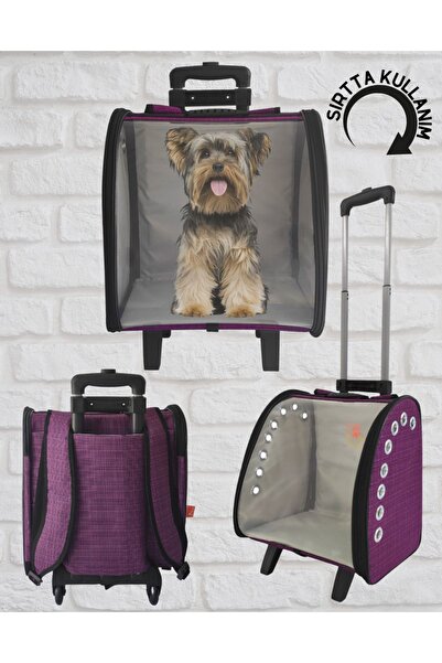 LAVİSTA La Vista Kale Valiz Çekcekli Taşıma Çantası Mor