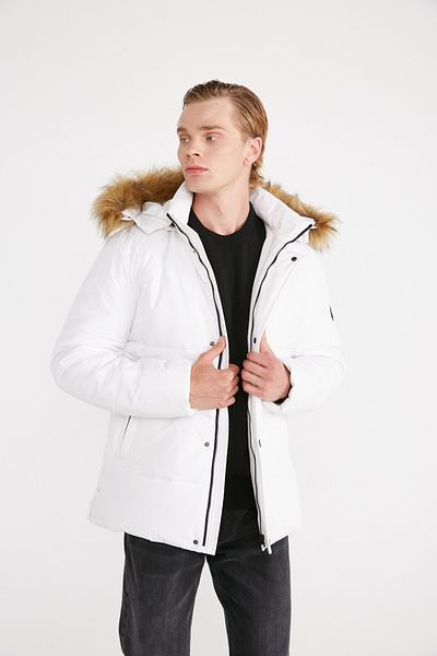 Jepublic Men's White Jacket ( Model Code: J232200 )