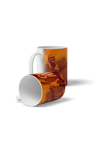 OFFSIDE Yellow Red Conqueror Term Mug Cup Grande Term Design Printed Coffee Mug Gift Porcelain Mug