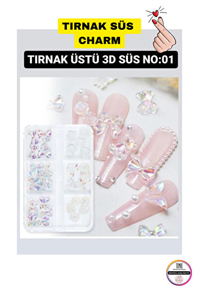gala smart CHARM 3 BOYUTLU TIRNAK SÜS