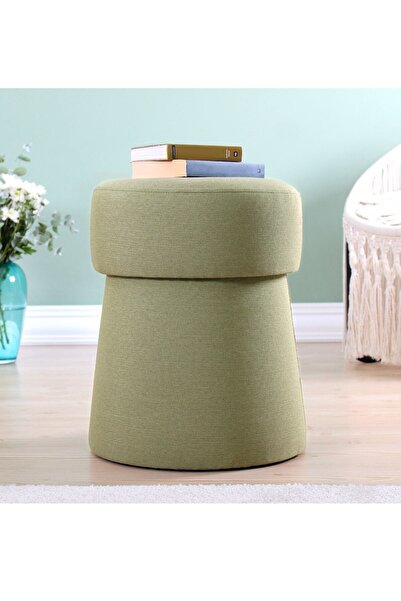 Lorencehome Beans Puf - Zeytin Yeşili