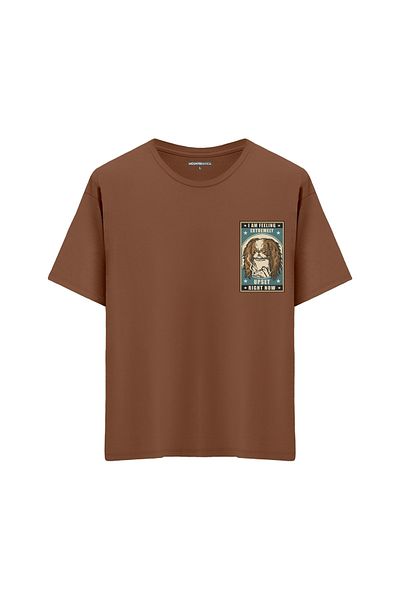 Mounte Bianca Unisex Feel Extremely Upset - Oversize T-shirt