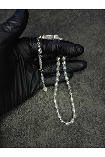 Mos Tespih Gümüş Benzetme Ağır Metal Tesbih