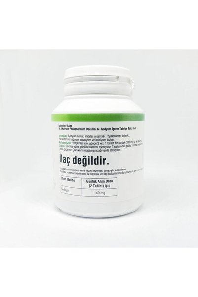 Schüssler Salts Actomins Nr:9| Natrium Phosphoricum| 400 Tablets