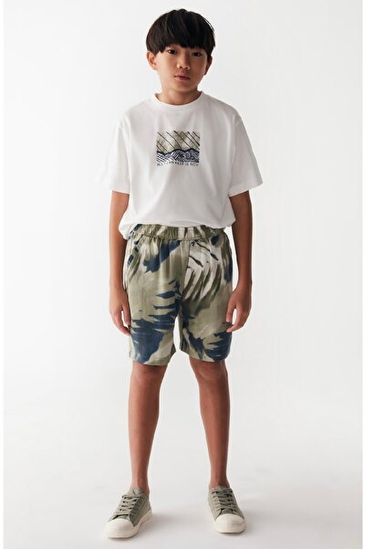 nk kids LIMI boy soft texture shorts Lycra T-shirt 2 piece set