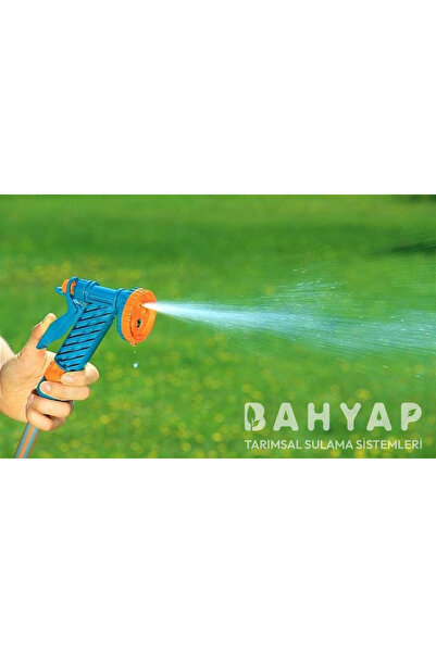 Bahyap Otomatik 5 Fonksiyonlu Bahçe Sulama 4'lü Hortum Ucu Tabanca Seti 1/2"