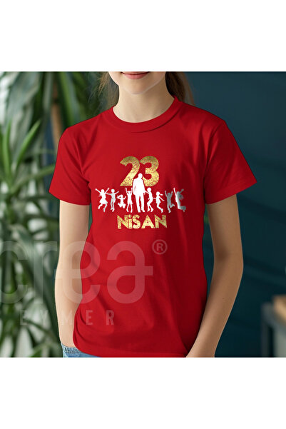 Crea Eymer Wear 23 квітня, День захисту дітей, чорна футболка з золотим тисне...