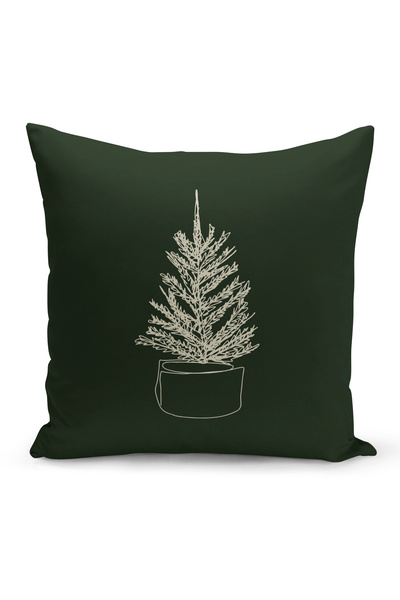 Bertille Home Новогодишна серия Двустранна калъфка за възглавница с цифров пе...