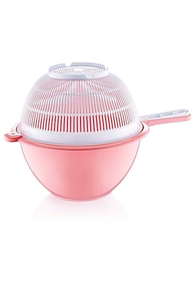 EbruliHomeArt Basin Double Strainer with Pink Strainer