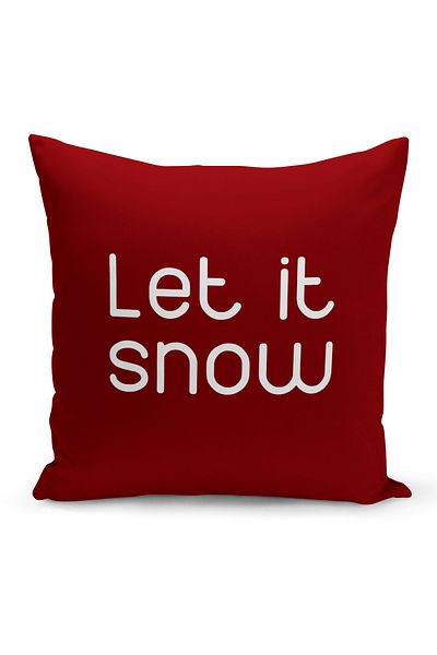 Bertille Home New Year Series Double Sided Digital Printed Throw Pillow Case (Christmas Christmas Cushion Cover)