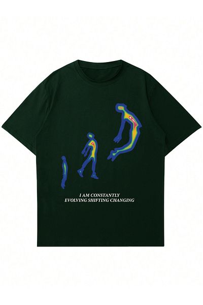 Mad&Calf Μπλουζάκι Unisex I Am Constantly Printed Crew Neck Oversize
