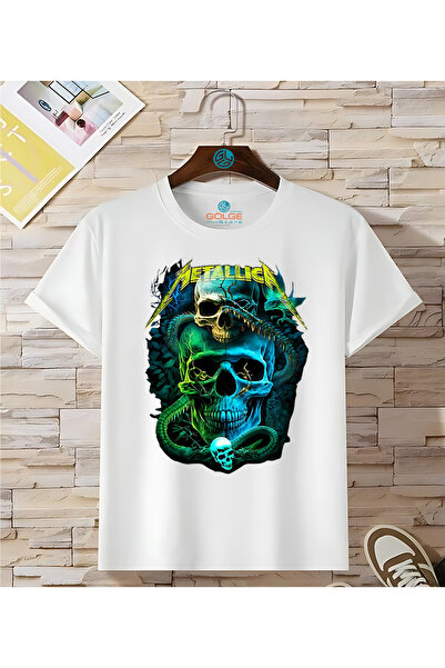 Gölge Store Μπλουζάκι Unisex με στάμπα Metallica Skull Chest