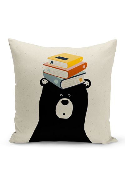 Bertille Home Child Baby Series Double-Sided Digital Printed Throw Pillow Case (Kids Children Cushion Cover)