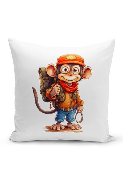 Bertille Home Husă de pernă pentru copii Seria bebeluși cu două fețe imprimate digital (Husă de pernă pentru copii)