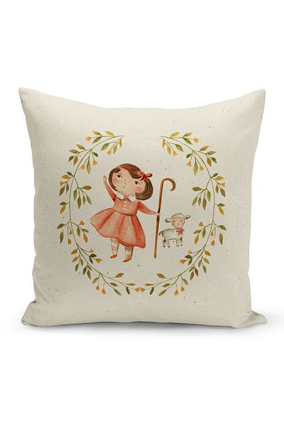 Bertille Home Παιδική παιδική σειρά μαξιλαροθήκη διπλής όψης με ψηφιακή εκτύπωση (παιδικό κάλυμμα μαξιλαριού)