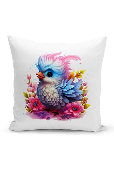 Bertille Home Παιδική παιδική σειρά μαξιλαροθήκη διπλής όψης με ψηφιακή εκτύπωση (παιδικό κάλυμμα μαξιλαριού)