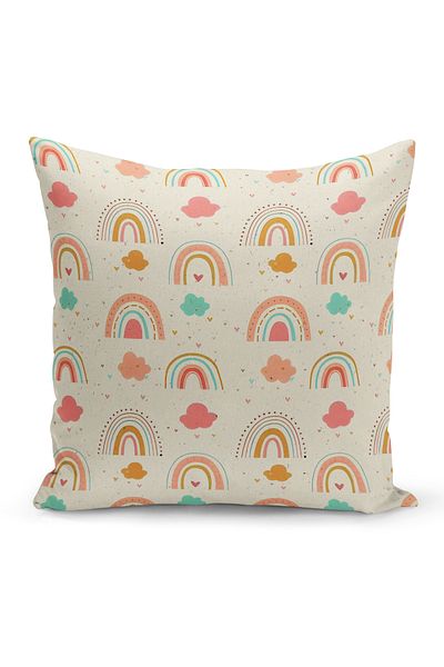 Bertille Home Child Baby Series Double-Sided Digital Printed Throw Pillow Case (Kids Children Cushion Cover)