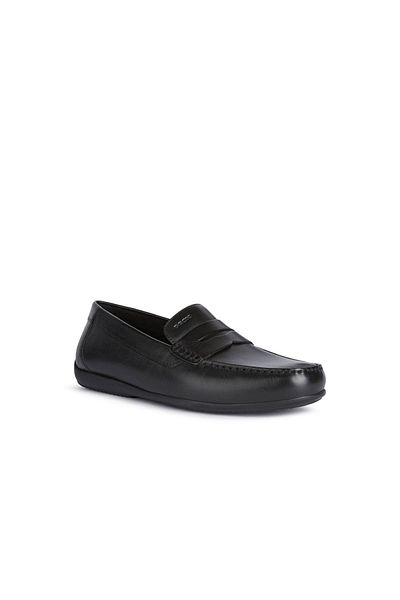 Geox Geox Black Moccasins Mens Shoes