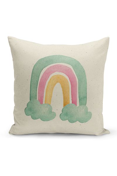 Bertille Home Child Baby Series Double-Sided Digital Printed Throw Pillow Case (Kids Children Cushion Cover)