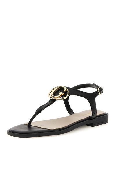 Guess Siyah Deri Kadın Sandalet FLJMIRLEA03BLACK
