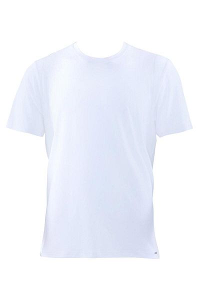 Blackspade 9306 White Silver Modal Round Neck Short Sleeve Men's T-shirt