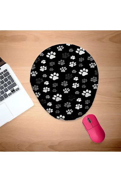 UcuruStore لوحة ماوس داكنة مع دعم للمعصم من Minimal Paws