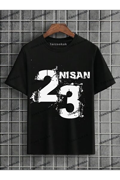 Tarzsokak تي شيرت للرجال والأطفال للجنسين أتاتورك كومروتيان 23 أبريل 10 نوفمب...