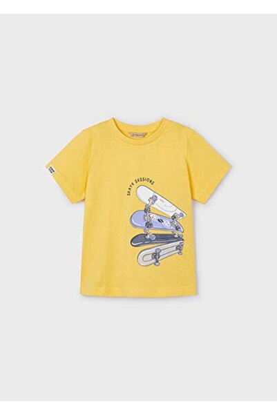 MAYORAL تي شيرت أصفر للأولاد 03017-011