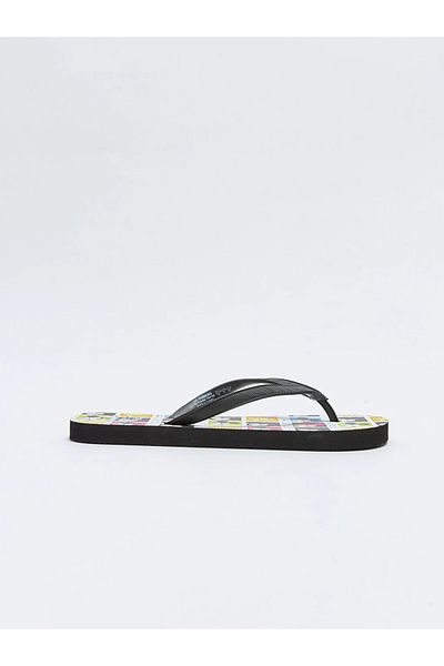 LC Waikiki Γυναικείες παντόφλες παραλίας με στάμπα LCW STEPS