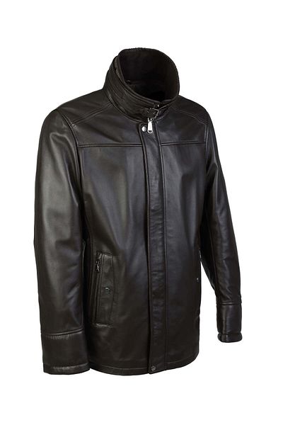 Tamer Tanca Men's Brown Leather Coat