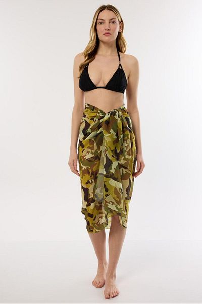 AYYILDIZ 5811 Camouflage Patterned Pareo