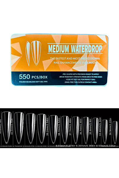 Gelshine Soft Tips Gel Protez Tırnak Soft Jel Tips 550’li