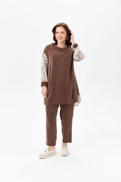 FUAT GÜRSEN Back Jacquard Printed Tunic