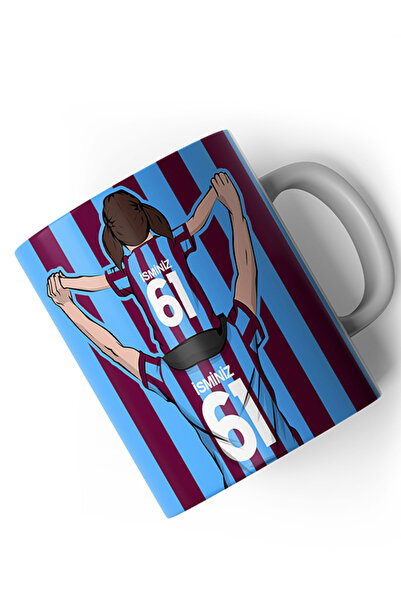 offside Bize Her Yer Trabzon Baba Kız Bordo Mavi Taraftar Tasarımlı Kişiye Öz...