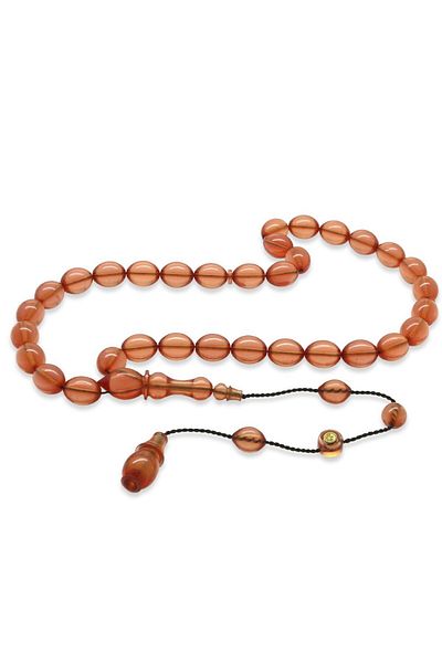 Tesbihane Special Cut Sunset Catalin Rosary with System, Each with Master Workmanship