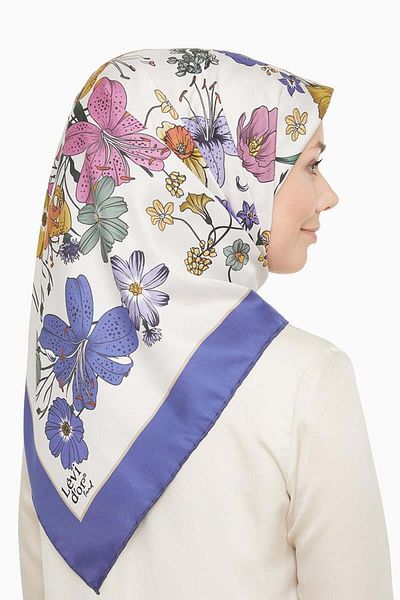 Levidor Μωβ Trend Twill Φουλάρι