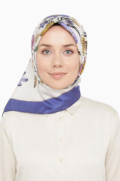 Levidor Μωβ Trend Twill Φουλάρι