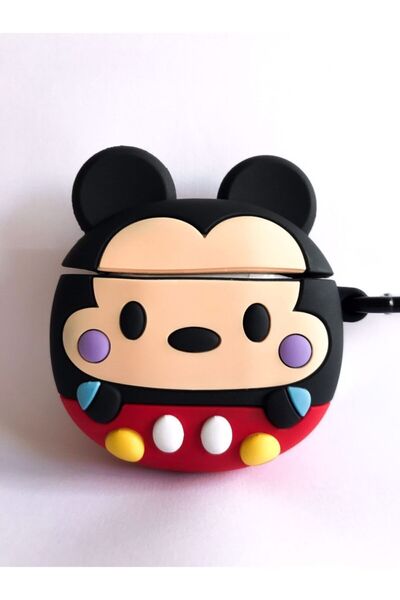 HappyCase Air pods 1 ve 2. nesil Uyumlu Kulaklık Koruyucu 3D Silikon Kılıf er...