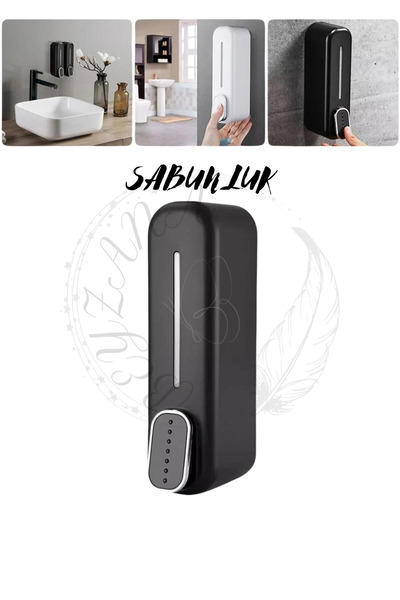 BEYZANA Sıvı Sabunluk Duvara Monte Manuel Sabunluk Banyo Şampuan Duş Dispenseri