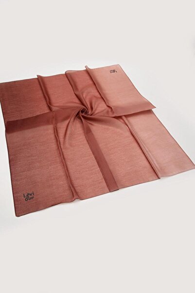 Levidor Brick Color Transitional Amber Scarf