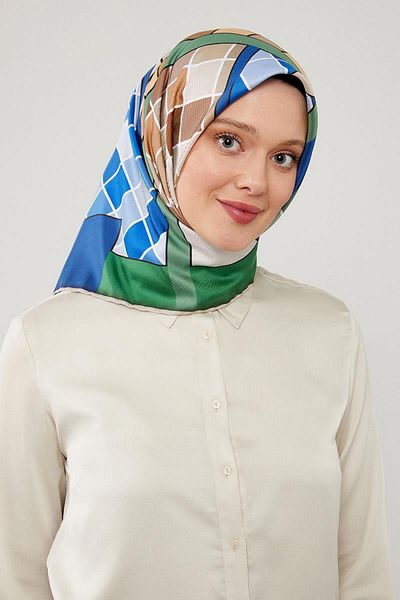 Levidor Καπουτσίνο Κασκόλ με μοτίβο μπαμπάς Trend Twill
