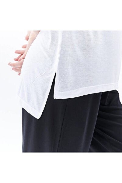 defys Defy's Women - Κοντομάνικο μπλουζάκι με λεπτομέρεια σχισμής και στάμπα