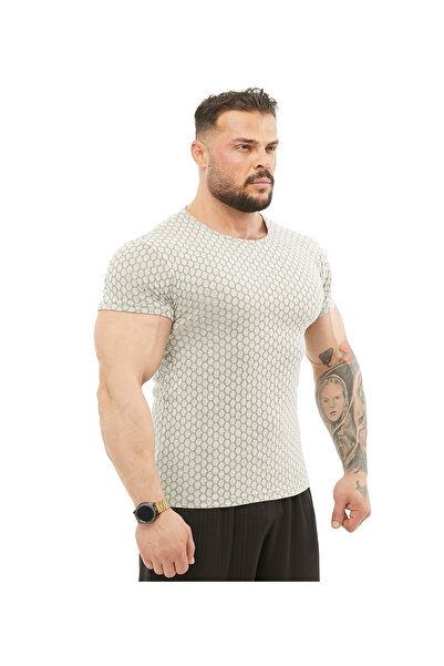 Big Sam Armor Patterned Slim Fit T-Shirt 2813