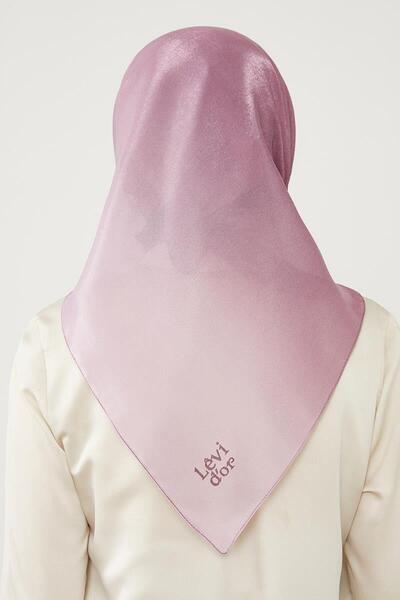 Levidor Κασκόλ που αλλάζει χρώμα από λιλά σε κεχριμπάρι