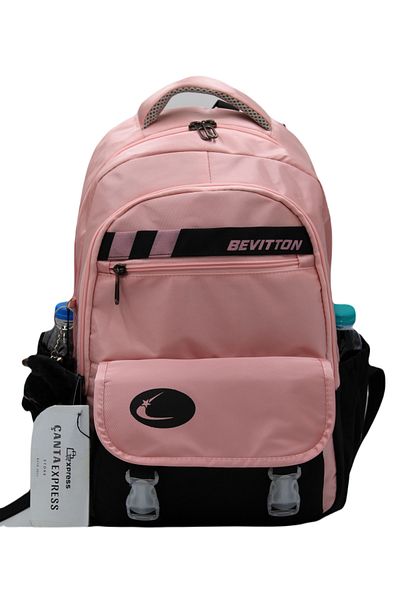 ÇantaExpress Bevitton Water Repellent Special Fabric Powder-μαύρο σχολικό σακίδιο πλάτης 34300