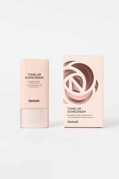 Heimish Heimish Bulgarian Rose Tone-up Sunscreen SPF50+ PA+++ 30 ml - Opalovací krém s bulharskou růží
